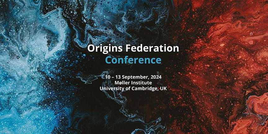 Poster of the Origins Federation Conference 2024