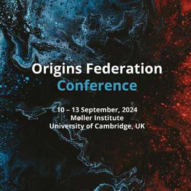 Poster of the Origins Federation Conference 2024