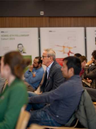 Audience at the welcome event of the NOMIS–ETH Fellows, Cohort 2024.