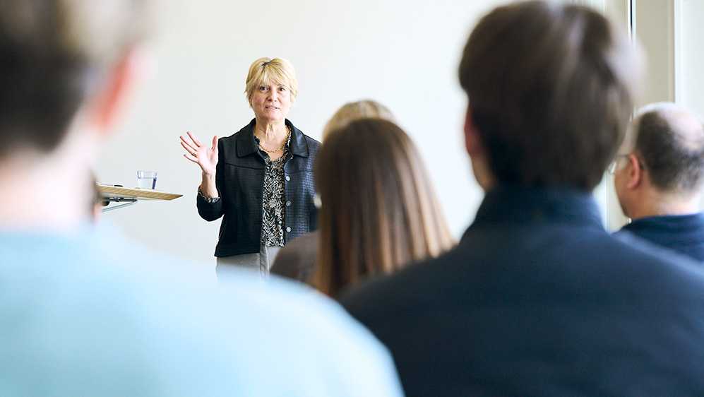 Athena Coustenis during her visit at COPL.